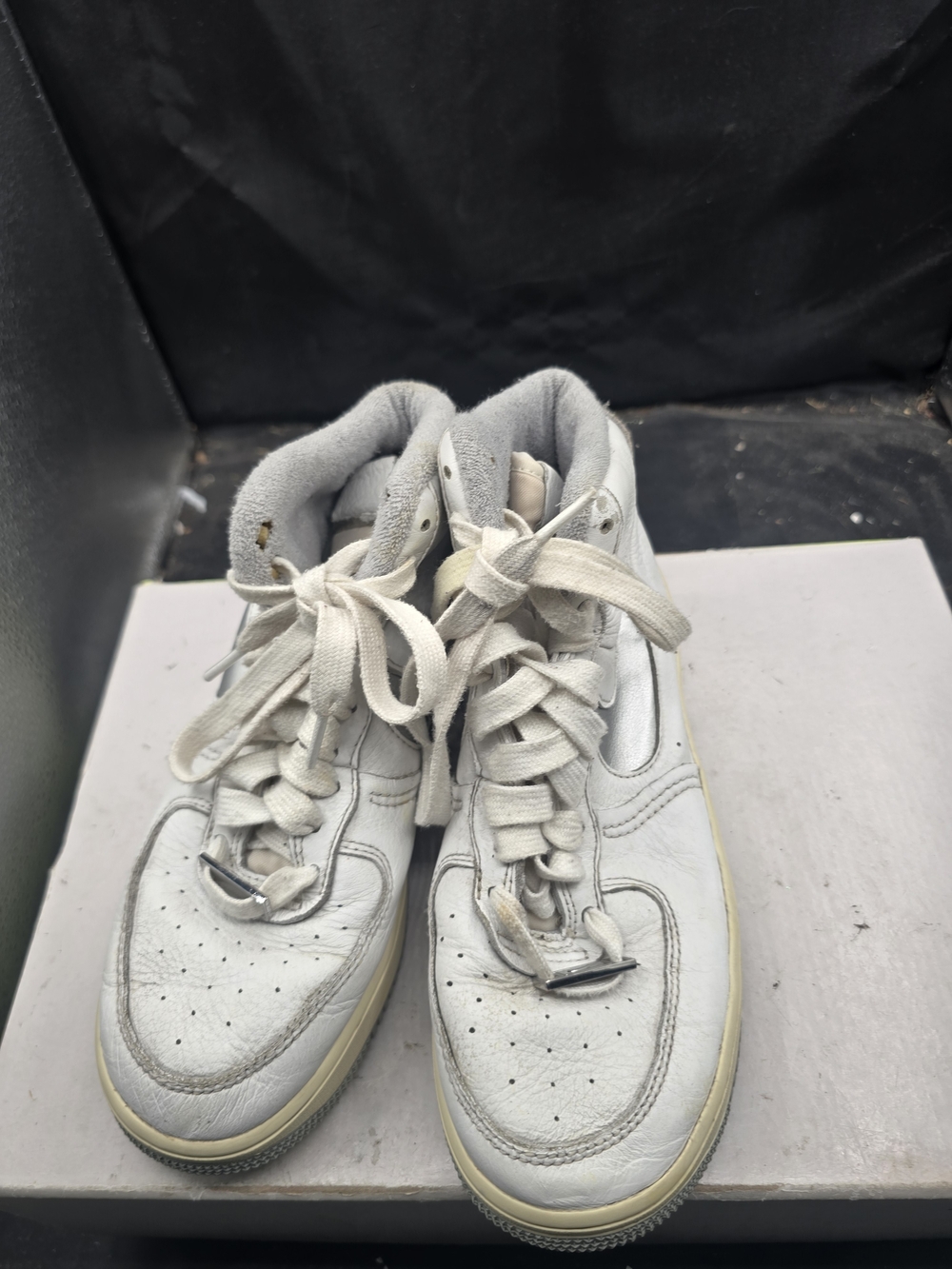 Nike White High-Top Athletic Shoes